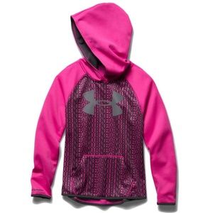 Under Armour | Hot Pink & Black Pullover Hoodie